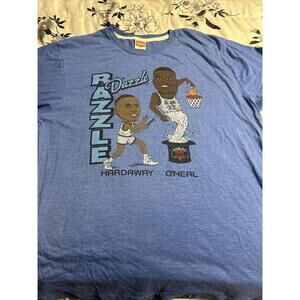 Homage Mens T Shirt Orlando Magic Hardaway Oneal Razzle Dazzle Size Xl